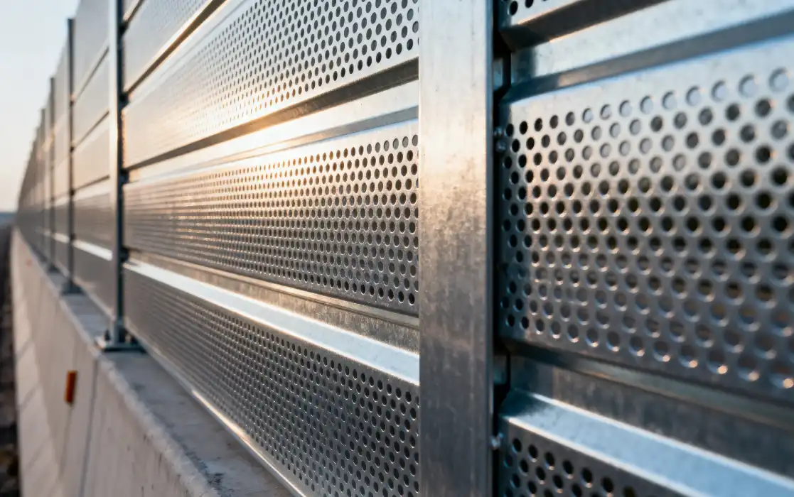 highway steel structure sound barriers