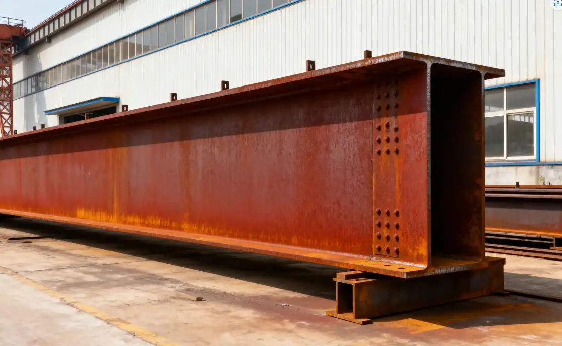 Weathering steel box girders Weathering steel box girders