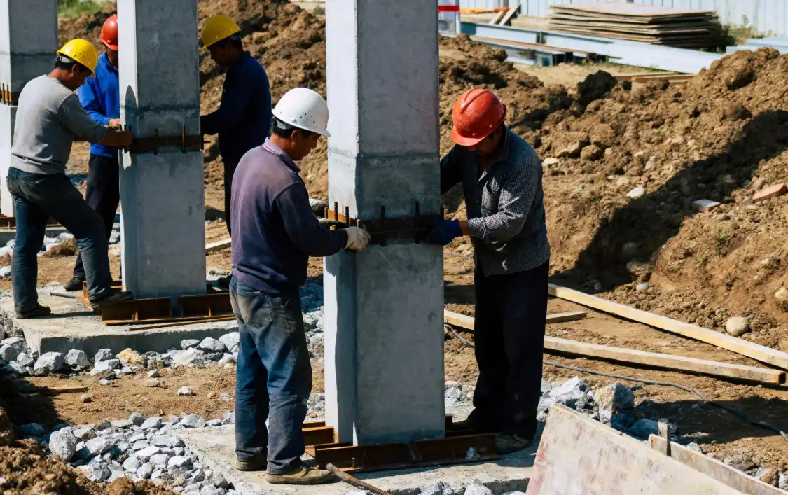 detachable platform columns