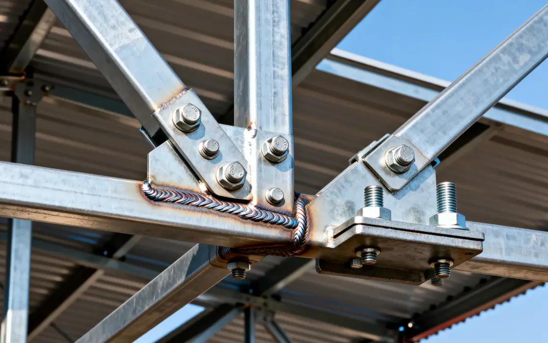  shed roof steel trusses