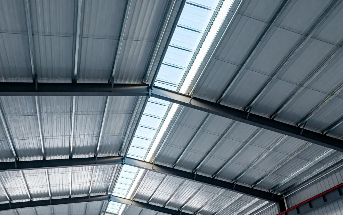 shed roof steel trusses