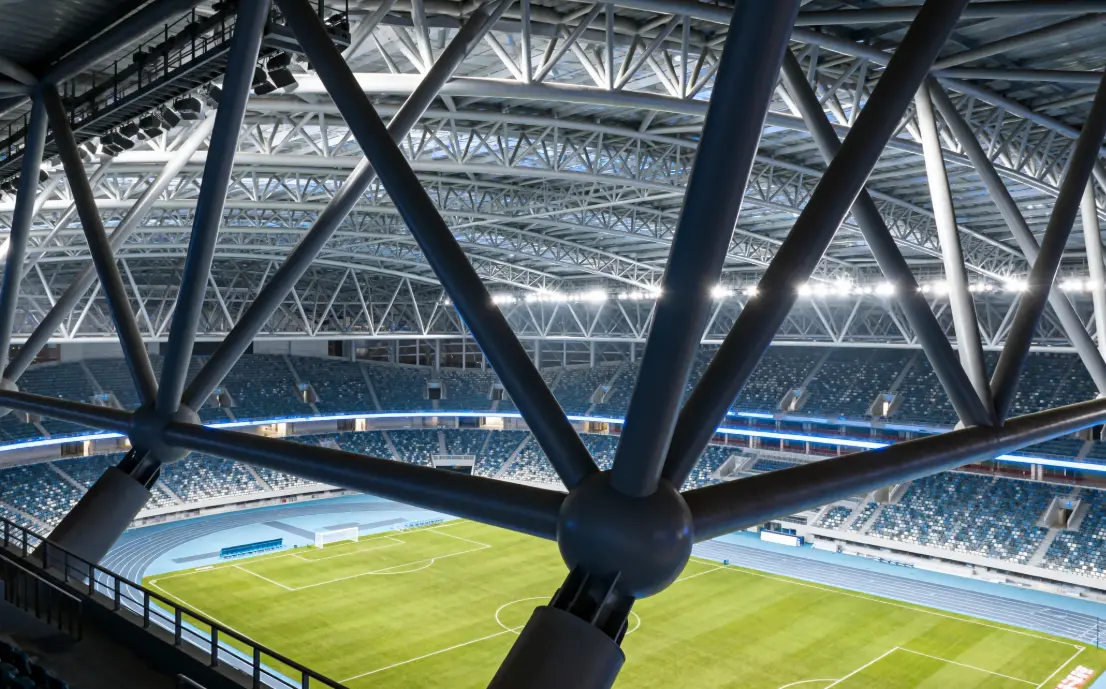 large span steel structures.