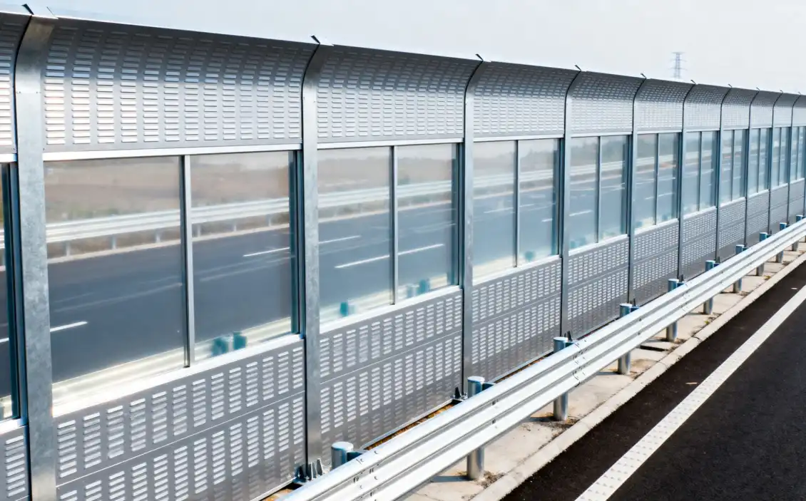 highway steel structure sound barriers 