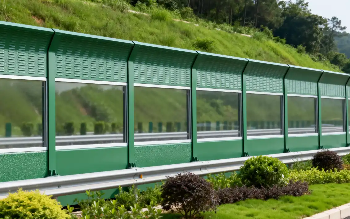 Highway steel structure sound barriers Highway steel structure sound barriers