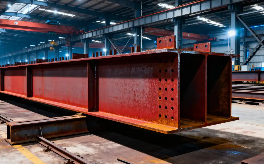 Weathering steel box girders 