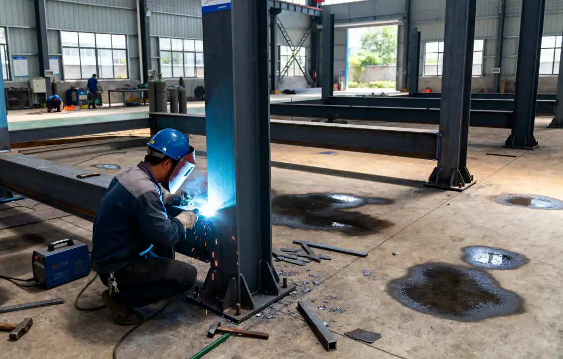 Detachable platform columns