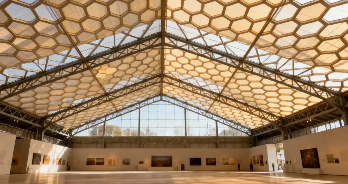 Space frame roof Space frame roof