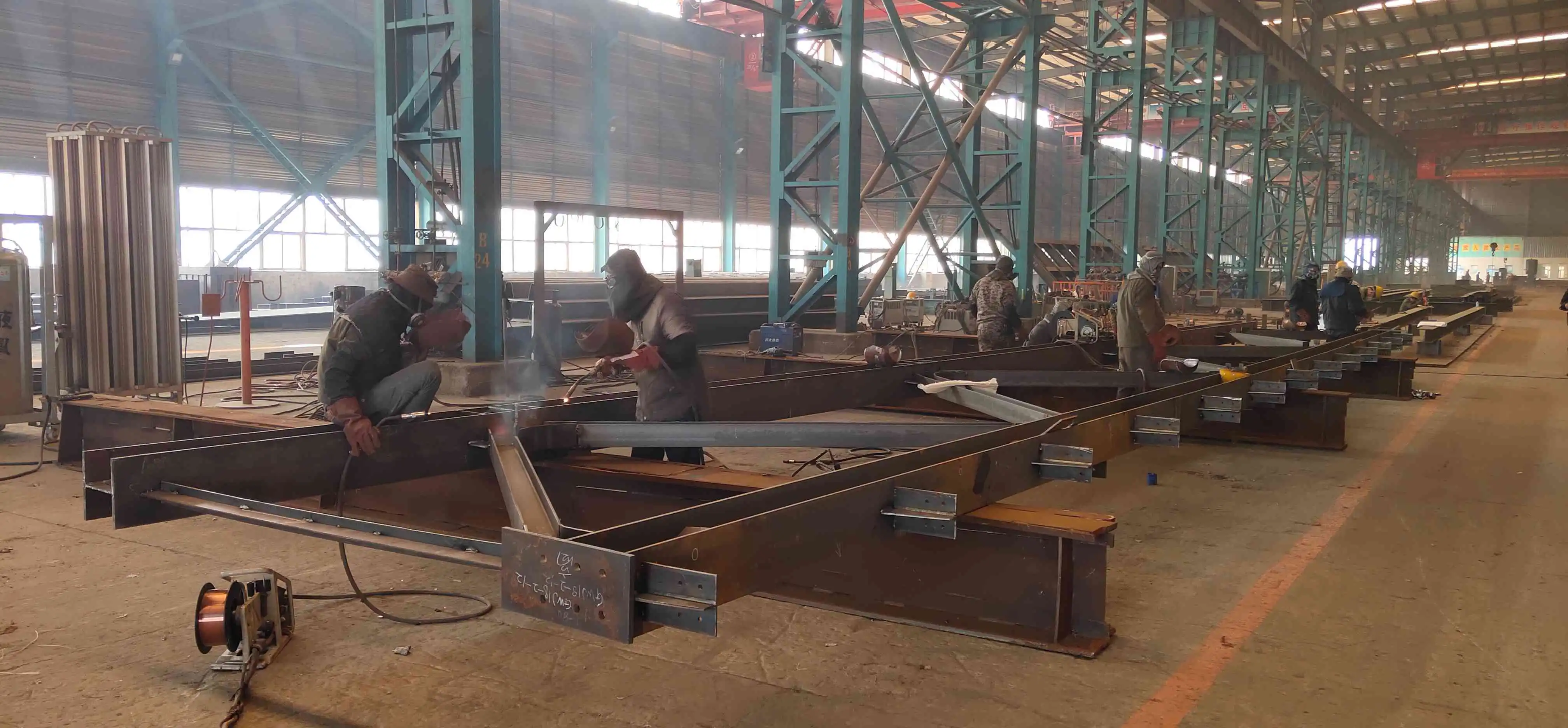 Q355B Welded H-Section Lattice Column