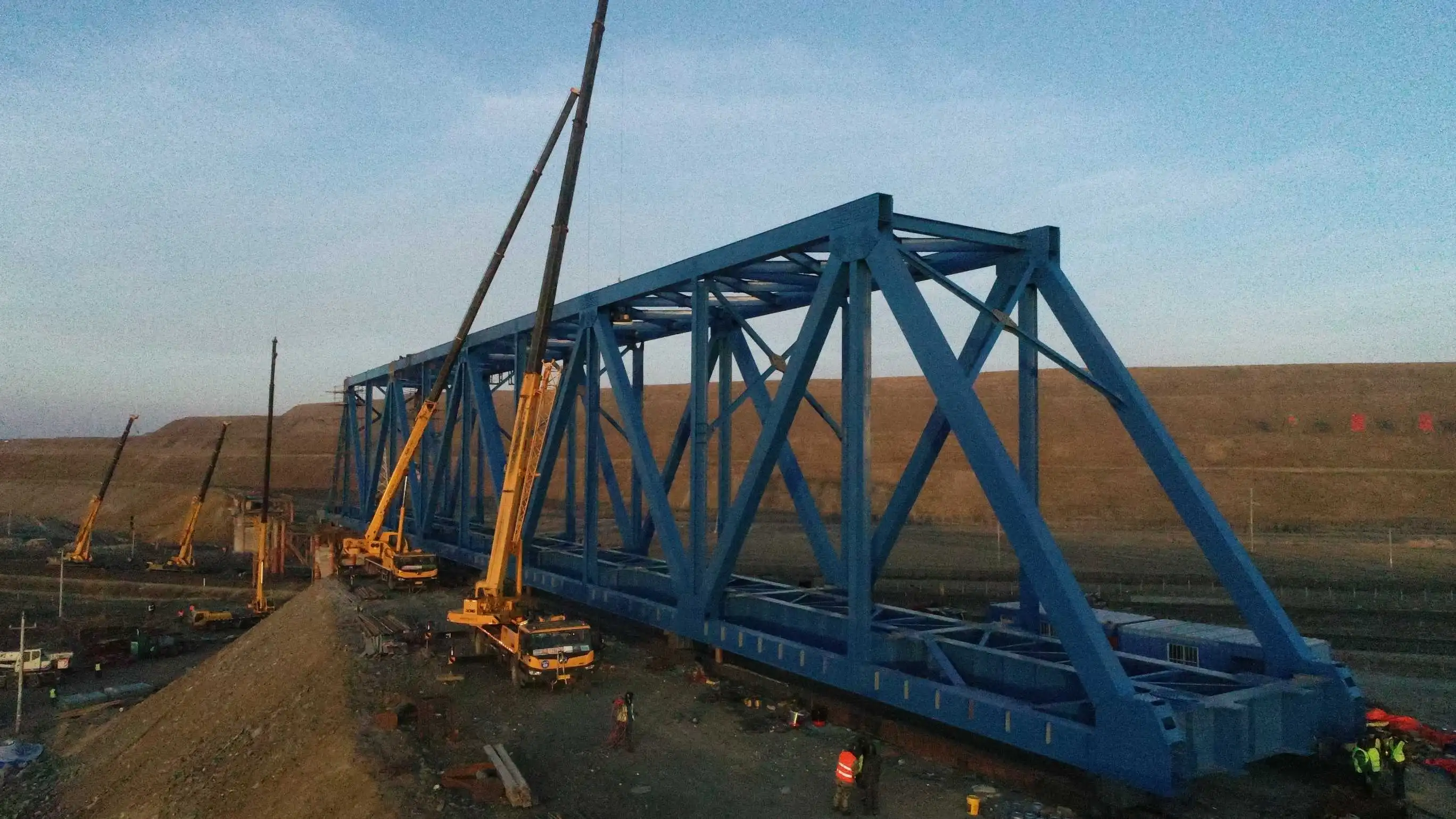 Galvanized Truss Bridge