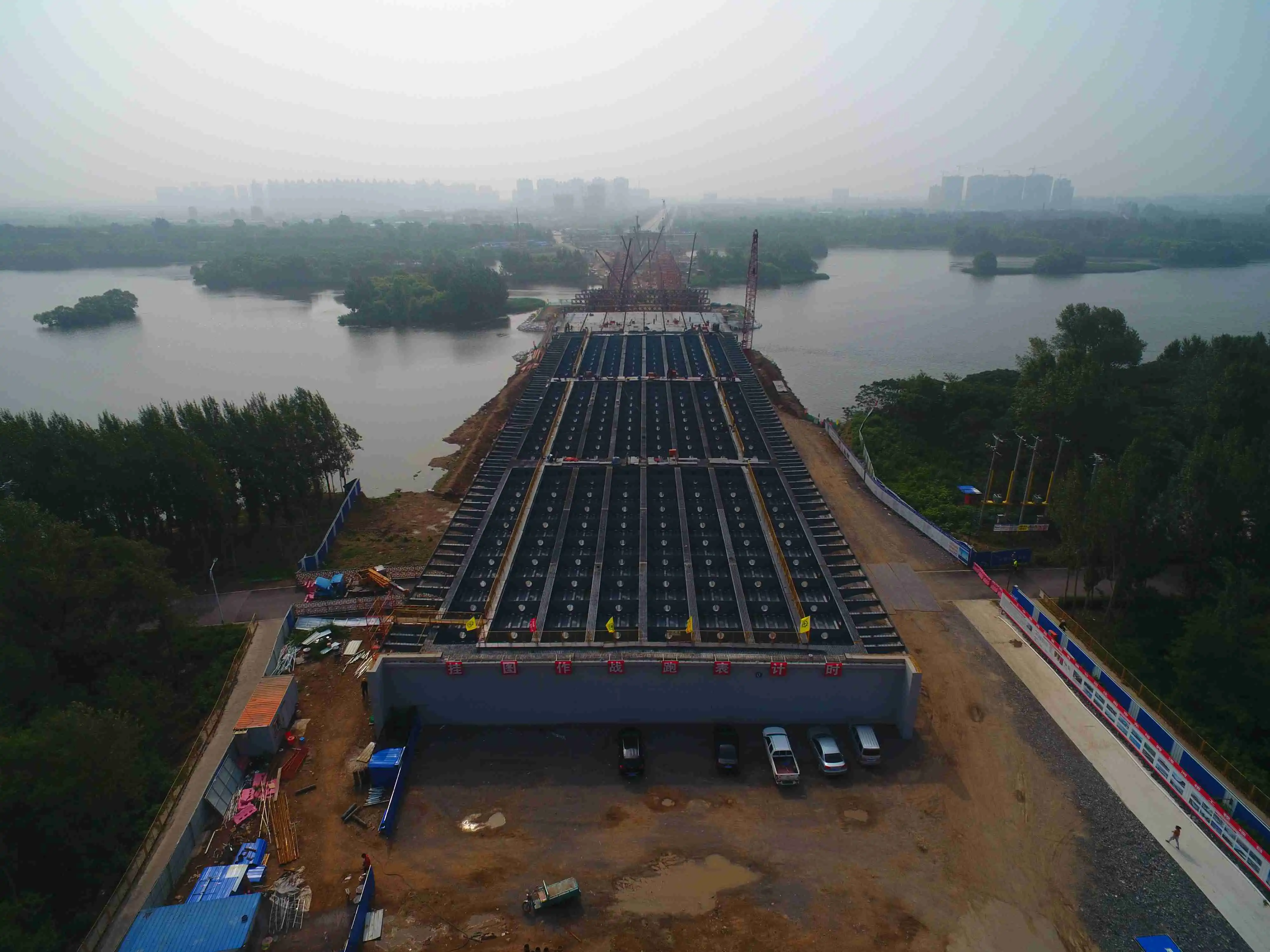 Heavy-Duty Steel Truss Bridge