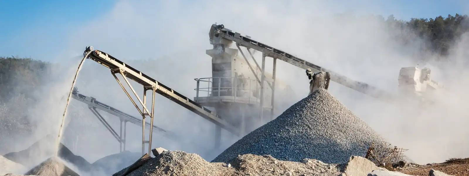 mobile crushing station 