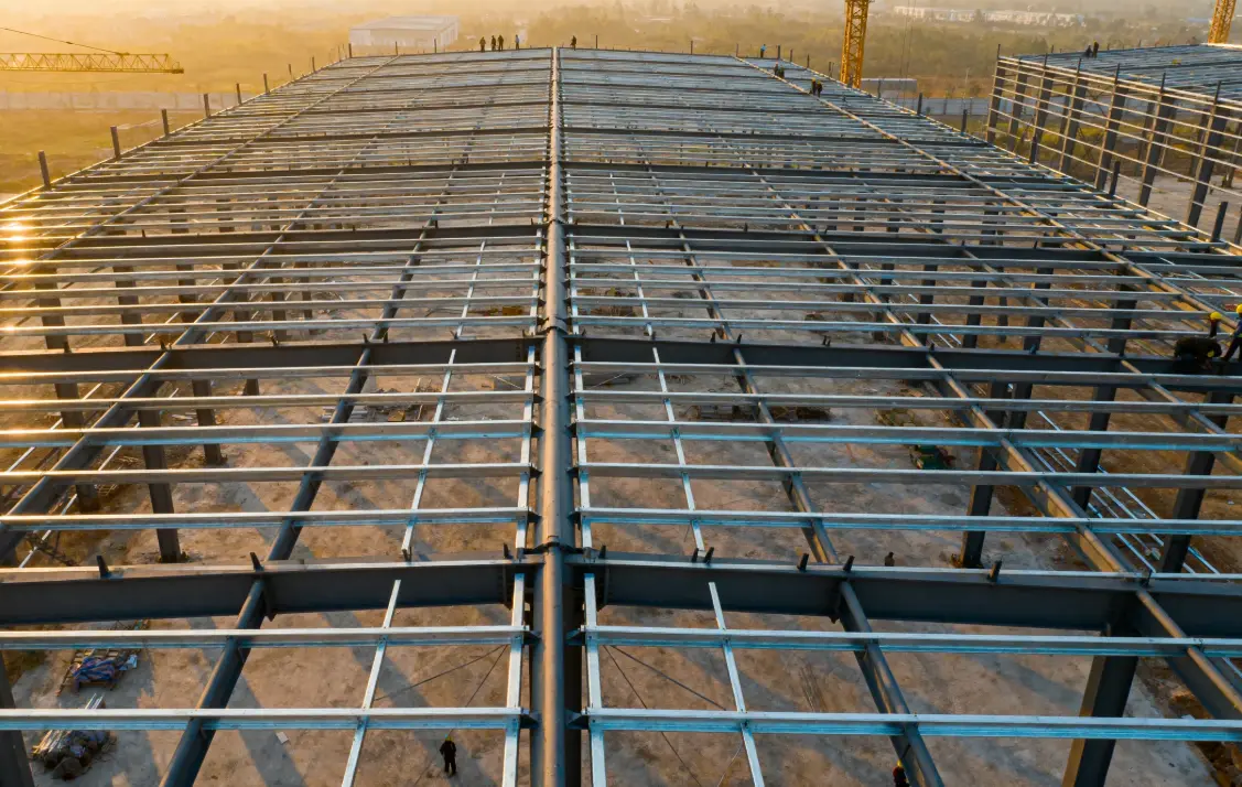 steel frame beams