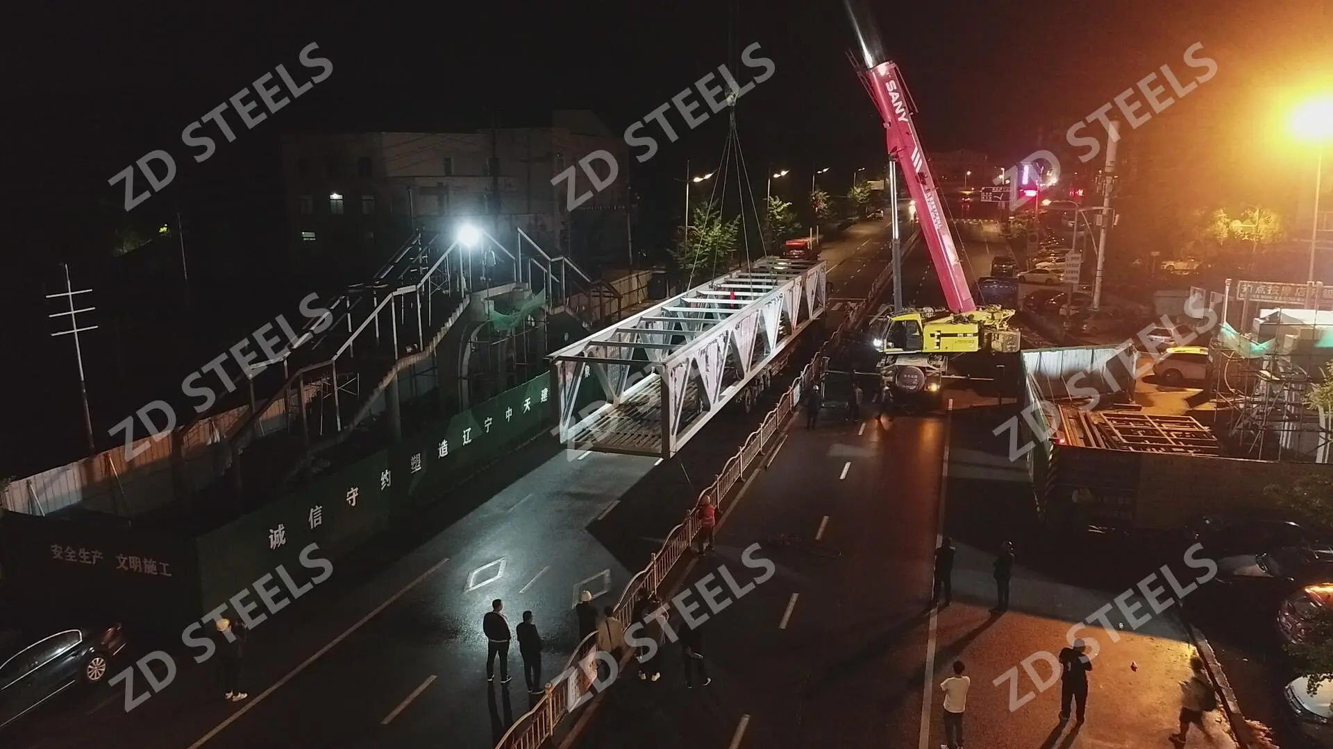 Yongning Street Pedestrian Overpass, Fushun Yongning Street Pedestrian Overpass, Fushun