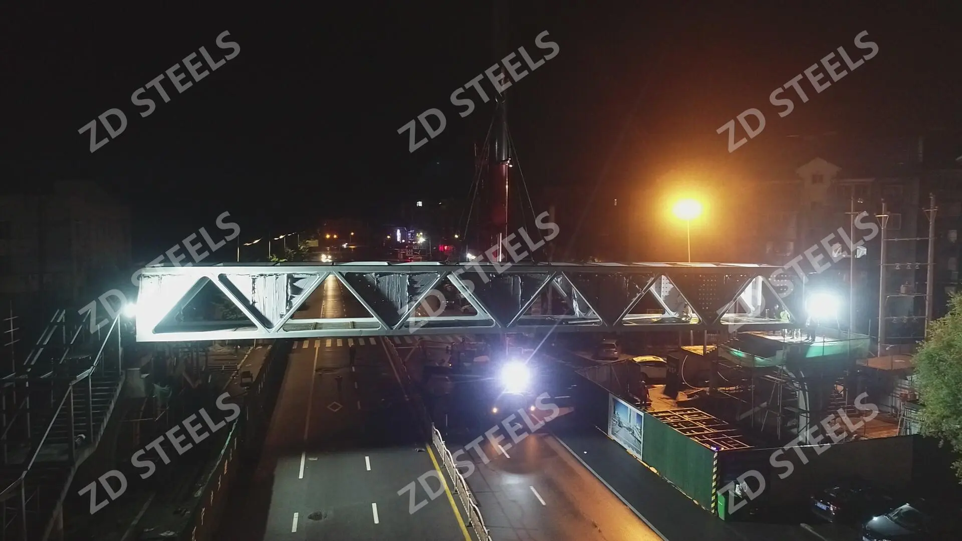 Yongning Street Pedestrian Overpass, Fushun Yongning Street Pedestrian Overpass, Fushun