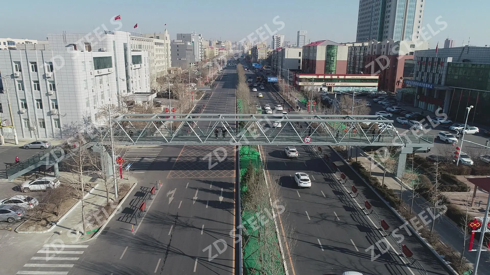 Sujiatun Stadium Pedestrian Overpass, Shenyang Sujiatun Stadium Pedestrian Overpass, Shenyang