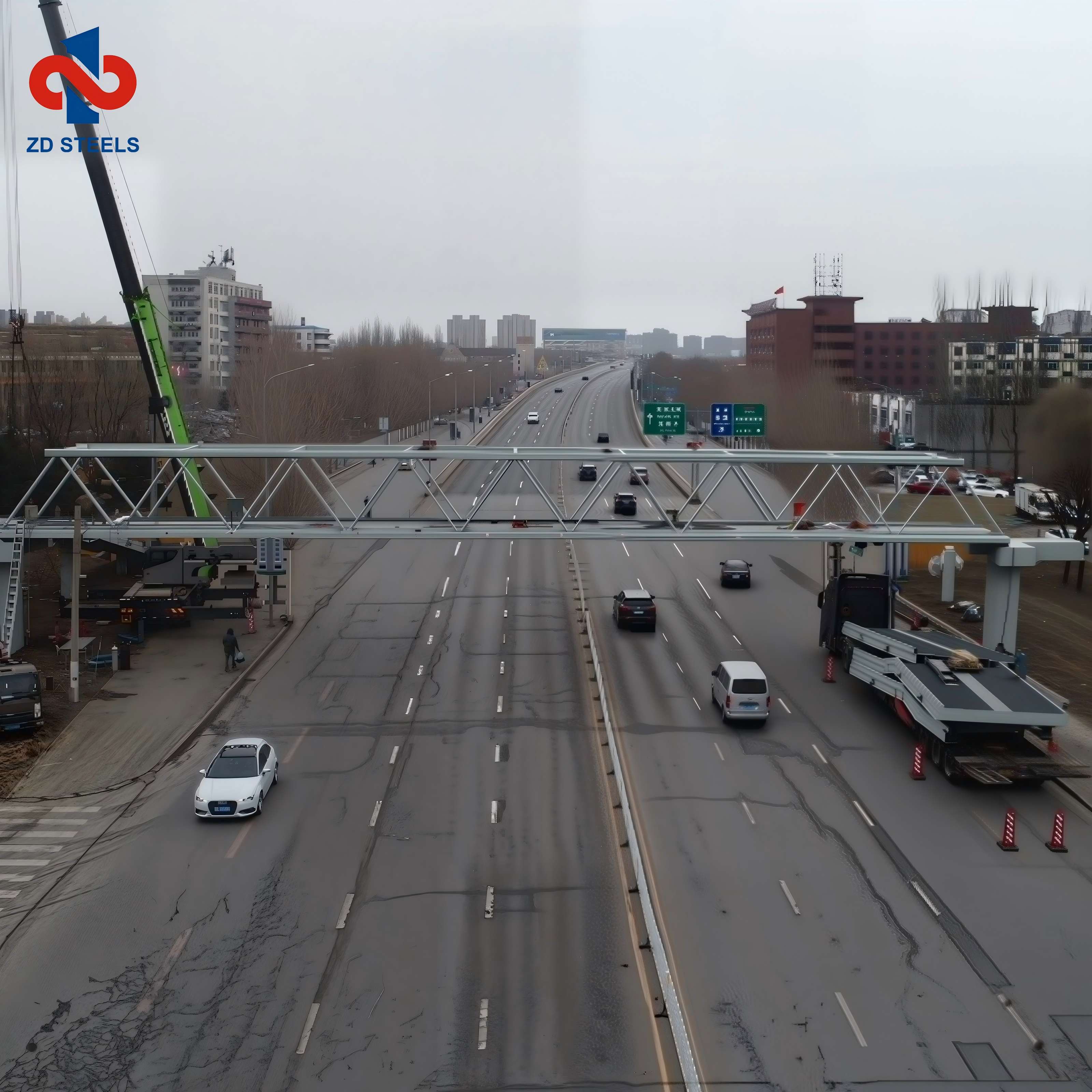 Huanghe Street Pedestrian Overpass, Shenyang Huanghe Street Pedestrian Overpass, Shenyang