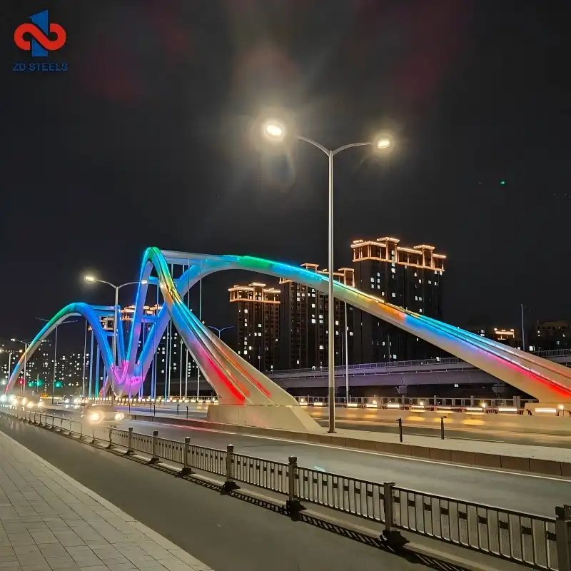How Does a Steel Cable-stayed Bridge Achieve Long Spans?